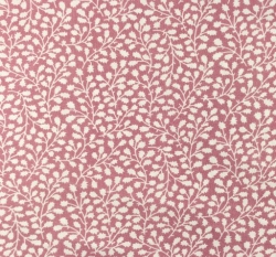 Viskóza bílé větvičky na starorůžové 