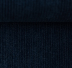 Elastický manšestr tmavě modrý 