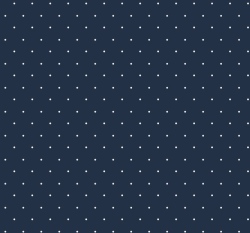 Úplet potisk bílé puntíčky na námořnické modré 