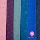 Softshell reflexní hvězdičky na petrolejové s fleecem