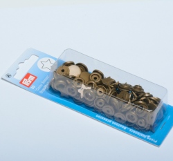 Patentky plastové Color snaps HVĚZDA zlatá