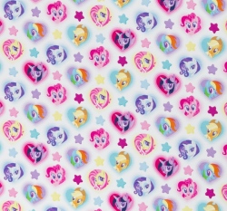Úplet potisk My little pony na bílé