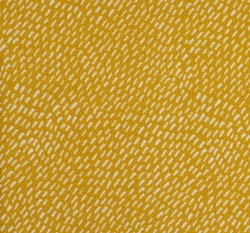 Úplet potisk bílé čárky na hořčicové