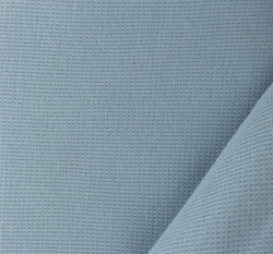 Bavlněný vaflový úplet jednobarevný bledě modrý 