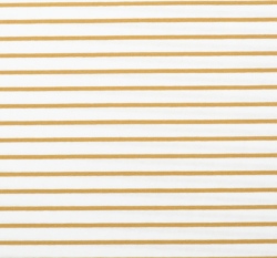 Úplet hořčicové a bílé proužky