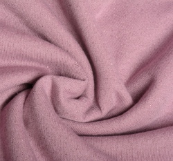 Teplákovina počesaná fialková s třpytivými nitkami