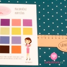 Úplet potisk bílý puntíček na lagunově modré