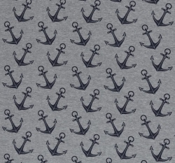 Warmkeeper potisk kotvičky na šedé melange