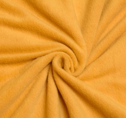 Slabší fleece hořčicový