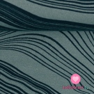 Teplákovina s příměsí modalu potisk abstraktní vrstvy na tmavší mintové