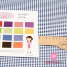 Bavlněné plátno folklorně modro - bílé kostičky