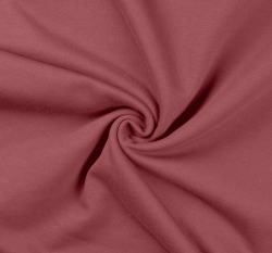 Teplákovina jednobarevná počesaná starorůžová 