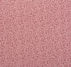 Bavlněný manšestr potisk drobné kytičky na růžové