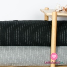 Bavlněný flanel proužek na šedé