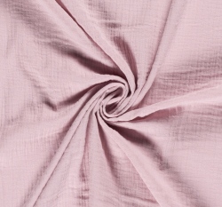 Dvojitá gázovina / mušelín starorůžová světlejší