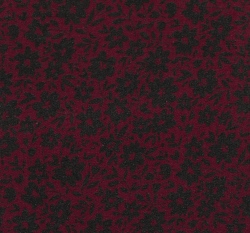 Viskóza potisk jemná kvítka na bordó