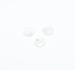 Knoflík, kulatý s kamínkem 12 mm