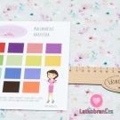 Dvojitá gázovina / mušelín květy s větvičkami na šedo-fialkové