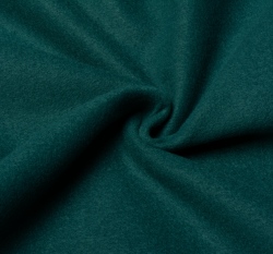 Kabátová látka jednobarevná petrolejová