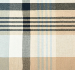 Bavlněná halenkovina pruhovaná světle modrá 