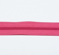 Metrážový zip spirálový 3 mm Růžová Magenta