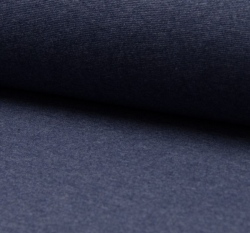 Náplet melanž jeansově modrý