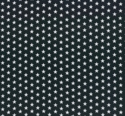 Úplet potisk malé bílé hvězdičky na námořnicky modré