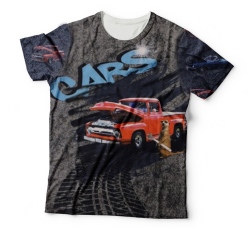 Úplet panel červené auto se surikatou 