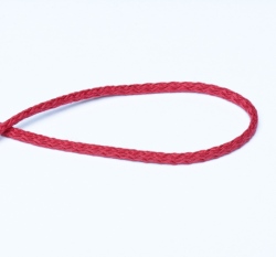 Šňůra oděvní bavlna 4 mm, vínová