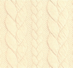 Pletenina copánky jednobarevná smetanová