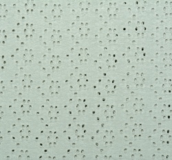 Úplet s dírkovanou výšivkou jednobarevný  s nádechem do zelené