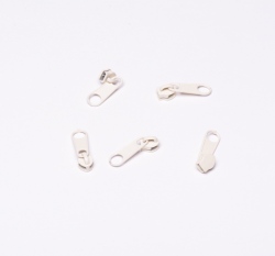 Jezdec k metrážovému zipu 3 mm krémový světlý