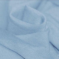 Jednobarevná teplákovina oblohově modrá 290g