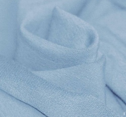 Jednobarevná teplákovina oblohově modrá 290g