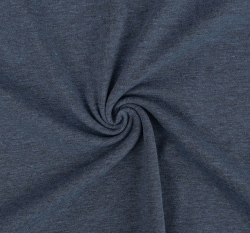 Úplet jednobarevný tmavě modrý melange 