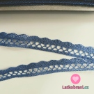 Krajka paličkovaná světle modrá