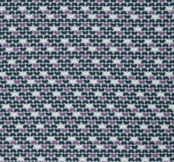 Viskóza drobní barevní motýlci na modré