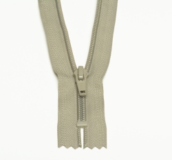 Zip spirálový nedělitelný kávový světlejší 12 cm