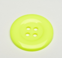 Knoflík mega velký neonově žlutý 