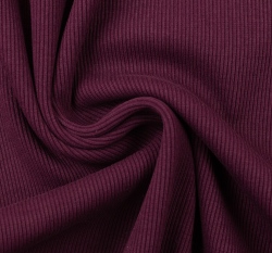 Žebrovaný náplet bordó 