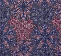 Softshell letní potisk fialová mandala