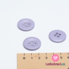 Knoflík hladký, lesklý, fialový světlý