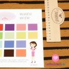 Úplet potisk nepravidelné proužky na okrové