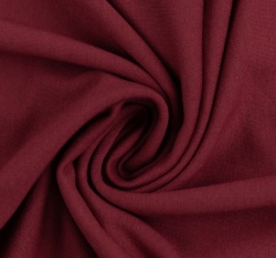 Teplákovina jednobarevná počesaná bordó