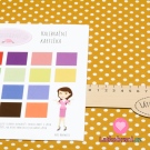 Bavlněné plátno bílé puntíky na hořčicové 