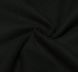 Kabátová látka jednobarevná černá 