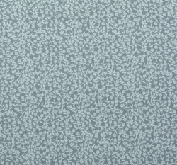 Bavlněný manšestr potisk drobné kytičky na modré