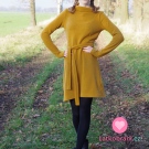 Italská pletenina, počesaná okrová