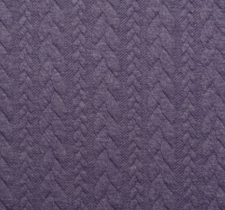 Pletenina copánky jednobarevná fialová