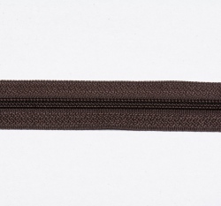 Metrážový zip spirálový 5 mm Hnědá čokoláda